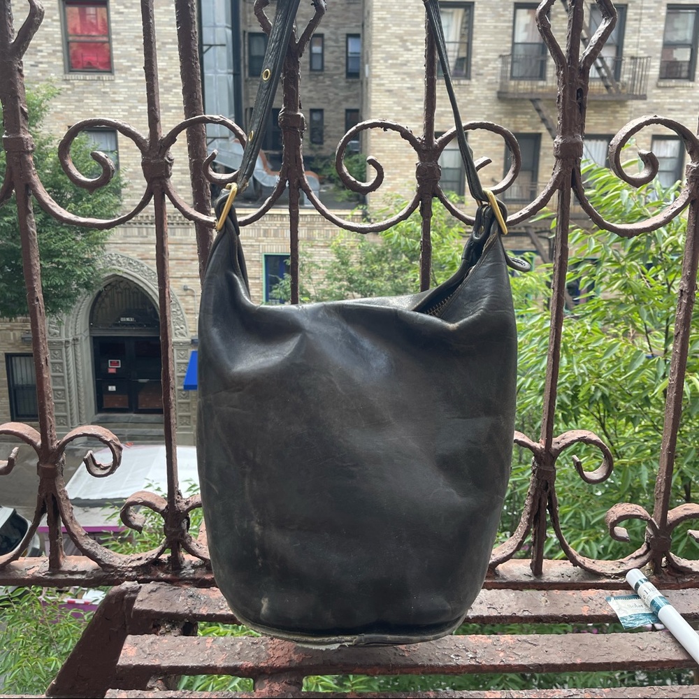 Coach Black Bucket Bag